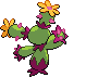 Maractus - Black 2 White 2 Black White Animated (Back View (Shiny))