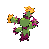 Maractus - Black White (Back View (Shiny))