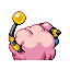 Mareep - Emerald (Back View (Shiny))