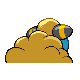 Mareep - Diamond Pearl (Back View)
