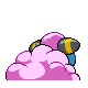 Mareep - HeartGold SoulSilver (Back View (Shiny))