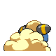 Mareep - HeartGold SoulSilver (Back View)