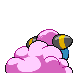 Mareep - Platinum (Back View (Shiny))