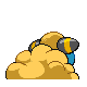 Mareep - Platinum (Back View)