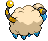 Mareep - Black 2 White 2 Black White Animated (Back View)