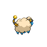 Mareep - Black White (Back View)