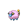 Mareep - Black White (Shiny)