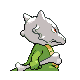 Marowak - Diamond Pearl (Back View (Shiny))