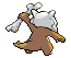Marowak - Black 2 White 2 Black White Animated (Back View)
