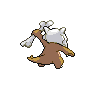 Marowak - Black White (Back View)