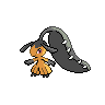 Mawile - Black White (Back View)