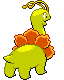 Meganium - Black 2 White 2 Black White Animated (Back View (Shiny))