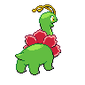 Meganium - Black White (Back View)