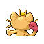 Meowth - Emerald (Back View (Shiny))
