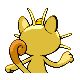 Meowth - Platinum (Back View)