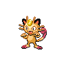 Meowth - Black White (Shiny)