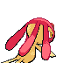 Mesprit - HeartGold SoulSilver (Back View (Shiny))