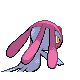 Mesprit - HeartGold SoulSilver (Back View)