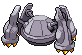 Metagross - Black 2 White 2 Black White Animated (Back View (Shiny))