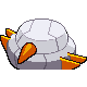 Metang - Diamond Pearl (Back View (Shiny))