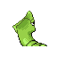 Metapod - Emerald (Back View)