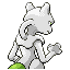 Mewtwo - FireRed LeafGreen (Back View (Shiny))