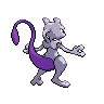 Mewtwo - Black White (Back View)