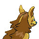 Mightyena - Platinum (Back View (Shiny))