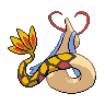 Milotic - Black White (Back View (Shiny))
