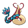 Milotic - Black White (Back View)