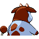 Miltank - HeartGold SoulSilver (Back View (Shiny))