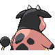 Miltank - HeartGold SoulSilver (Back View)