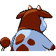 Miltank - Platinum (Back View (Shiny))