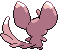 Minccino - Black 2 White 2 Black White Animated (Back View (Shiny))