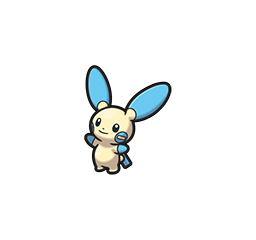 Minun - Brilliant Diamond Shining Pearl