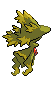 Mismagius - Black 2 White 2 Black White Animated (Back View (Shiny))