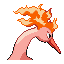 Moltres - FireRed LeafGreen (Back View (Shiny))