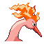 Moltres - Ruby Sapphire (Back View (Shiny))