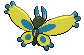 Mothim - Black 2 White 2 Black White Animated (Back View (Shiny))