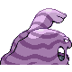 Muk - HeartGold SoulSilver (Back View)