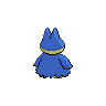 Munchlax - Black White (Back View (Shiny))