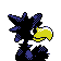 Murkrow - Crystal (Back View)