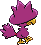 Murkrow - Black 2 White 2 Black White Animated (Back View (Shiny))