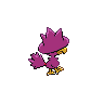 Murkrow - Black White (Back View (Shiny))