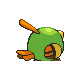 Natu - Diamond Pearl (Back View (Shiny))