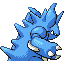 Nidoking - FireRed LeafGreen (Back View (Shiny))
