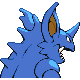 Nidoking - Diamond Pearl (Back View (Shiny))