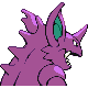 Nidoking - HeartGold SoulSilver (Back View)
