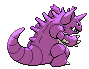 Nidoking - Black 2 White 2 Black White Animated (Back View)