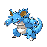 Nidoking - Black White (Shiny)